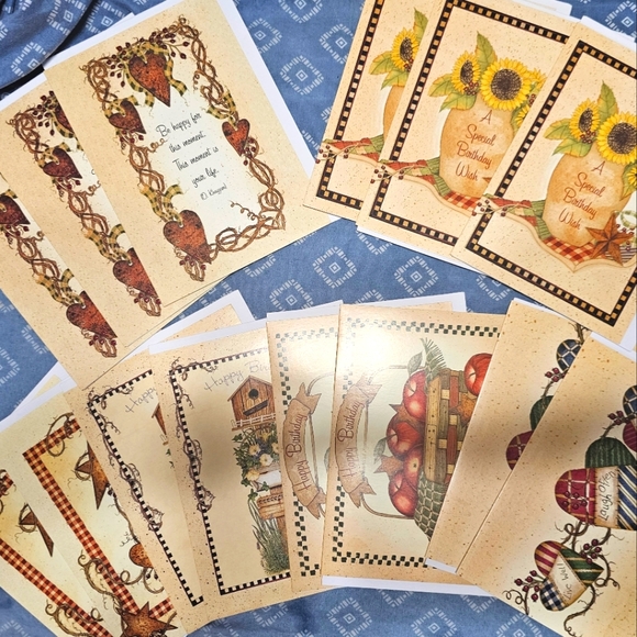 NWT MARIAN HEATH COUNTRY BIRTHDAY CARD SET - Picture 2 of 2